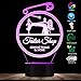 Produktbild Personalisierte Bluetooth Night LightTailor Shop Nähwerkzeuge 3D Optische Täuschung Neuheit Licht Nähmaschine Näherin Dekorative Beleuchtung Sleepy Light Tischlampe