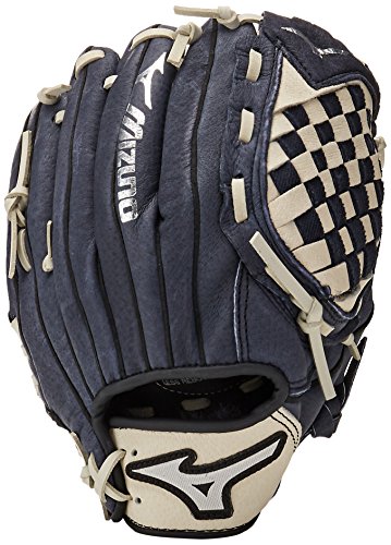 Mizuno Prospect Baseball Glove, Navy/Cream, Youth/Kids, 11