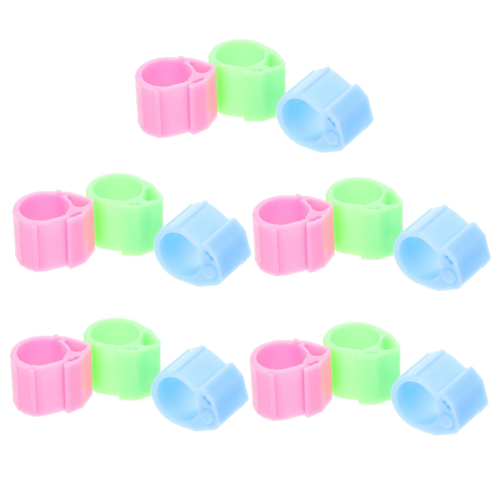 Artículos para anillos para patas minkissy para control y marcado de aves de corral