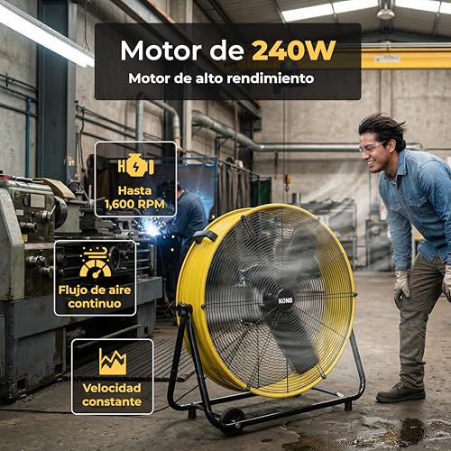 La Mejor Lista de Ventilador industrial los más solicitados. 3 Imagen adicional