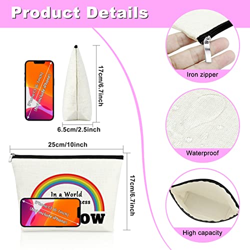 Mxrymvu Rainbow Gifts For Girlfriend Gay Pride Anniversary Makeup Bag Birthday Gifts Lgbtq Pride Month Party Favors Pride Parade Cosmetic Bag Gay Pride Gifts For Women Travel Pouch #TOP1