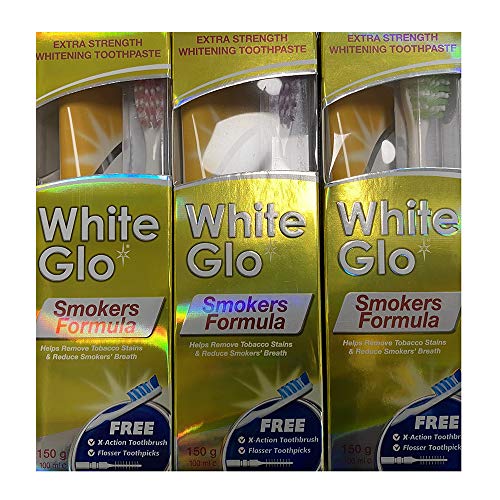 White Glo Dentifricio Smokers Formula Toothpaste x...