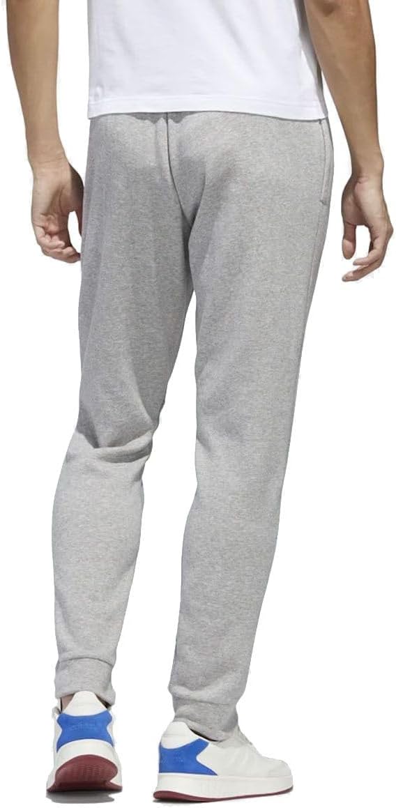 adidas mens Essentials Comfort Pants Medium Grey Heather/ Ink Small