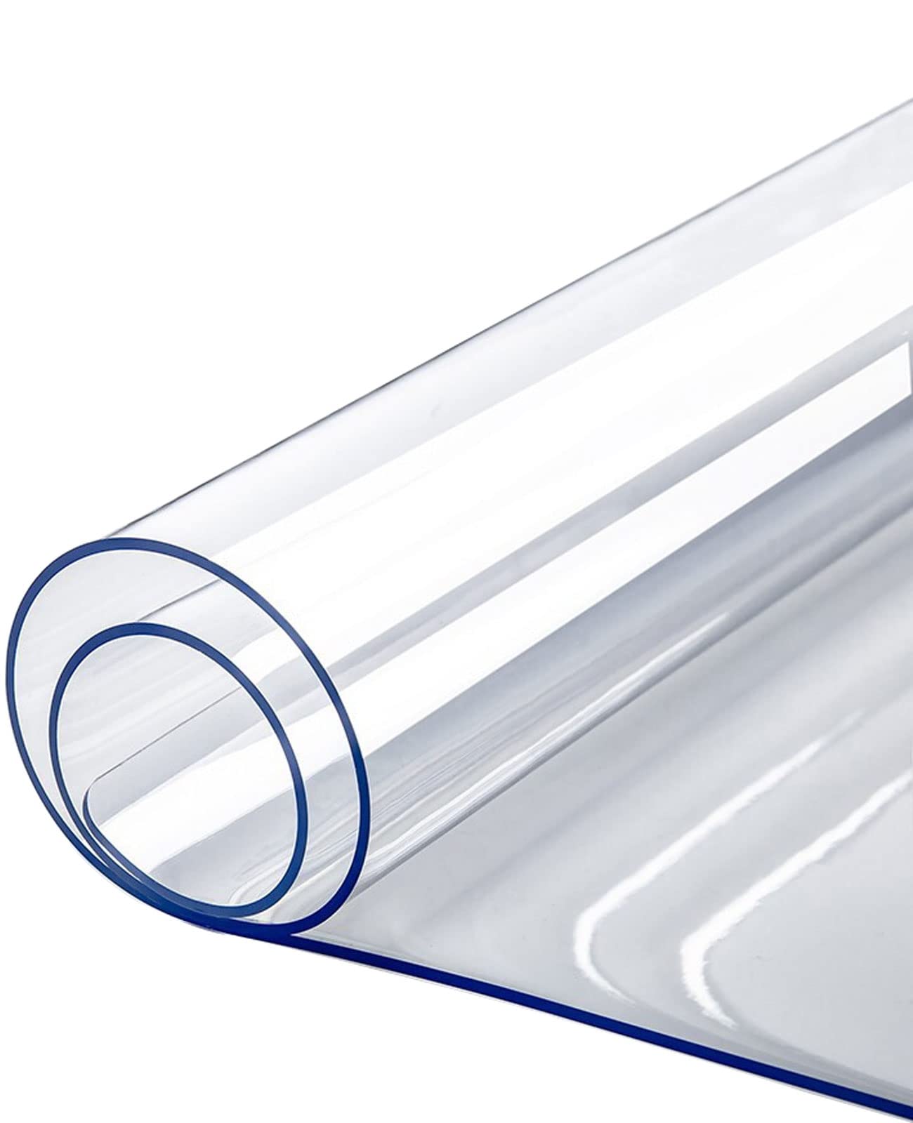 Clear Table Protector, 1.5mm Thick 40x200cm Custom Transparent Table Cover, Waterproof PVC Tablecloth for Dining Room — image 1