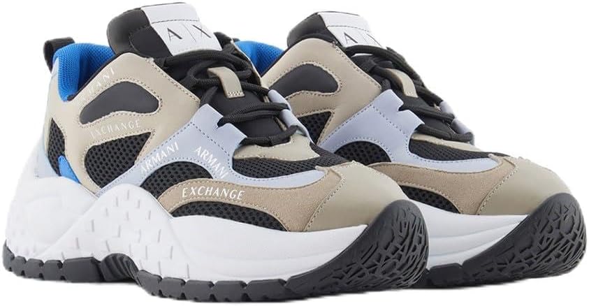 Armani Exchange Damen Vedder, Chunky Sole, Overall Logo Sneaker