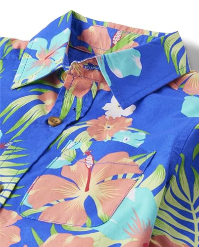 Image of The Children's Place boys Short Sleeve Button Up Shirt