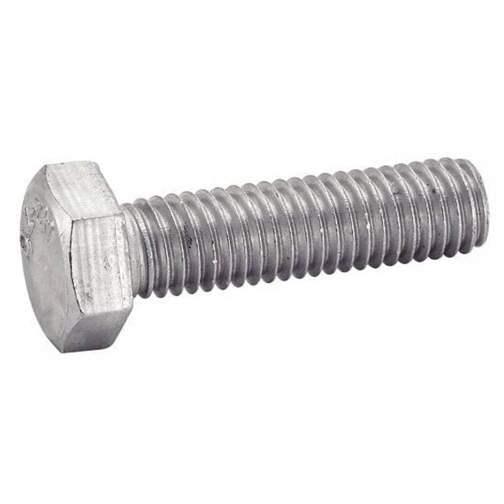 D-Work - Lote de 10 tornillos para metales, cabeza hexagonal (20 x 130 mm, DIN 933, acero inoxidable, A4-80)