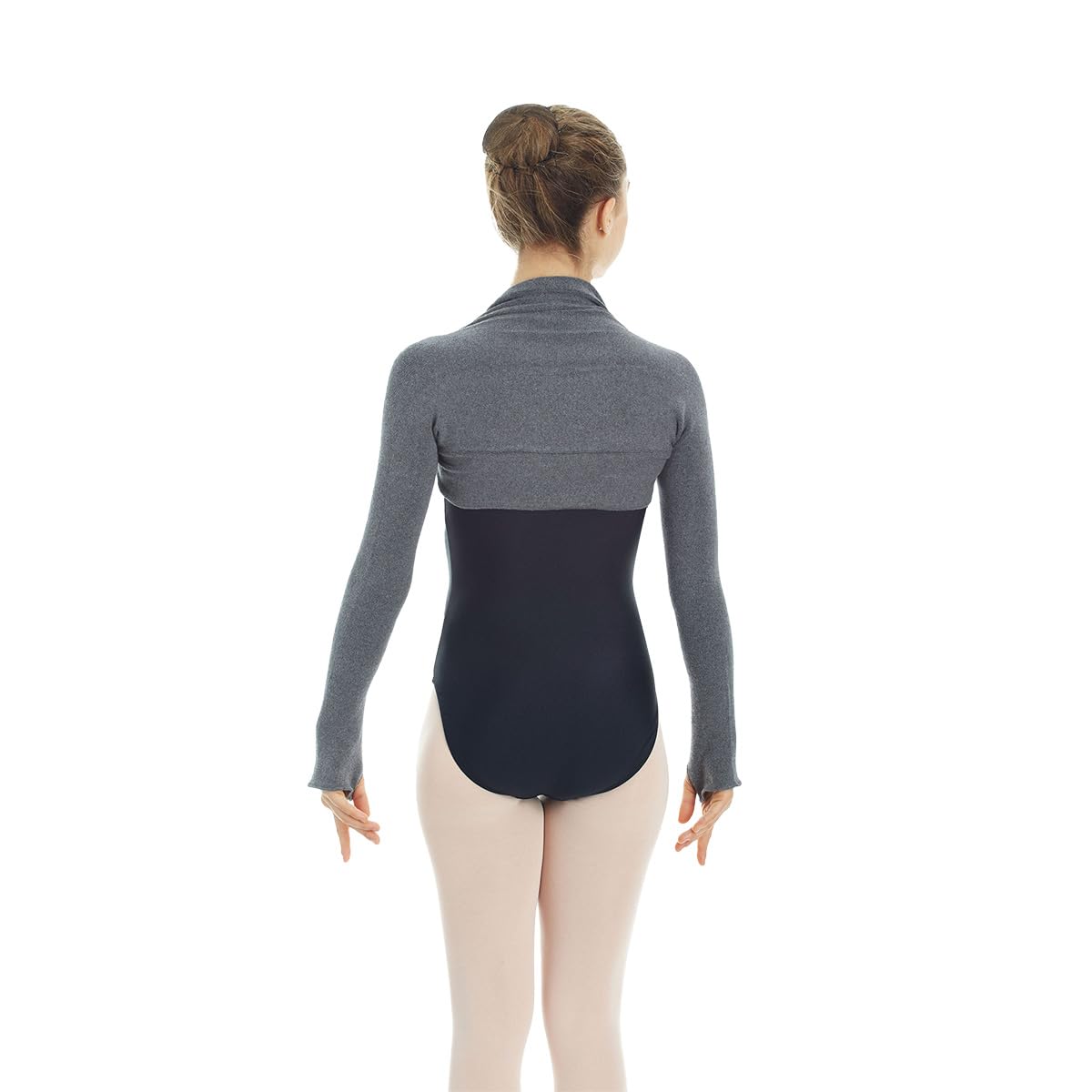 Intermezzo Damen Ballett Bolero 6277 Mangasurlis - Farbe: Dunkelgrau (188) - Größe: L