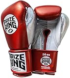 PRIZE RING/プライズリング 本革製ボクシンググローブ Pro-Training 16oz シャインレッド PRIZE RING/プライズリング 本革製ボクシンググローブ Pro-Training 16oz シャインレッド