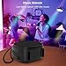 Portable Bluetooth Speakers, RGB Lights TWS Speakers，Wireless IPX5 Waterproof Mini Speaker with Loud Stereo Sound,15 Hours Playtime, Rechargeable Battery, Black.