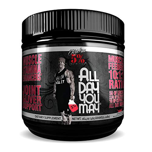 5% Nutrition - Rich Piana All Day you May (30 serie) Watermeloen Pack zonder statief, 465 g