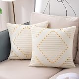 cojines etnicos ikea 【Combinación perfecta】funda de cojín simple y neutra, adecuada para diferentes estilos de decoración, estilo moderno, retro, bohemio, rústico, etc. Combina bien.