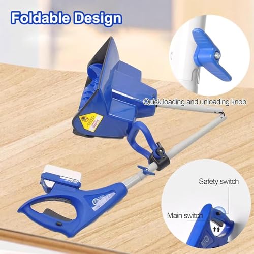 Souffleuse à neige sans fil avec 2 batteries et chargeur inclus - 5