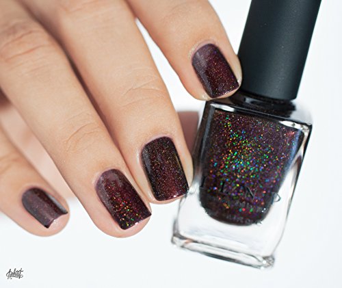 Image of ILNP Overnight Bag - Espresso Brown Holographic Nail Polish