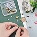 SUPERFINDINGS 24Pcs 6 Colors Alloy Enamel Stud Earrings Post with 0.6mm 925 Sterling Silver Pins and 50Pcs Plastic Ear Nuts Flat Round Earring Post with Loop for Jewelry Making,Hole:1mm
