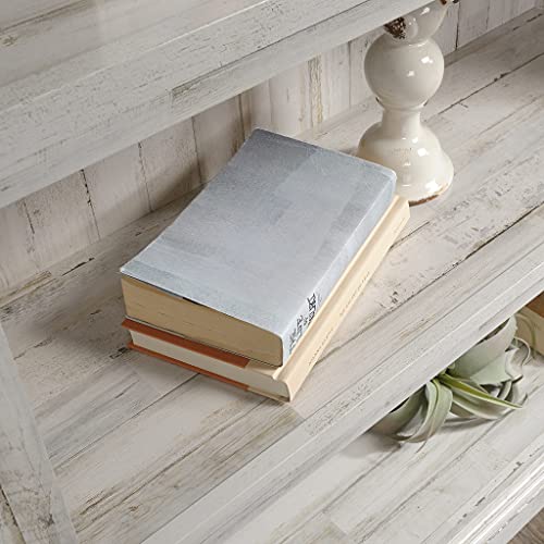 Sauder Miscellaneous Bookcase, L: 35.28" X W: 13.23" X H: 43.78", White Plank Finish #TOP5