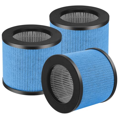 Image of TPAP002 Filter Replacement for TOPPIN TPAP002 Air Purifier Comfy Air C1 | 4-in-1 Air Purifier Filter for TOPPIN TPAP002, Compare to Part #TPFF002, 3 Pack