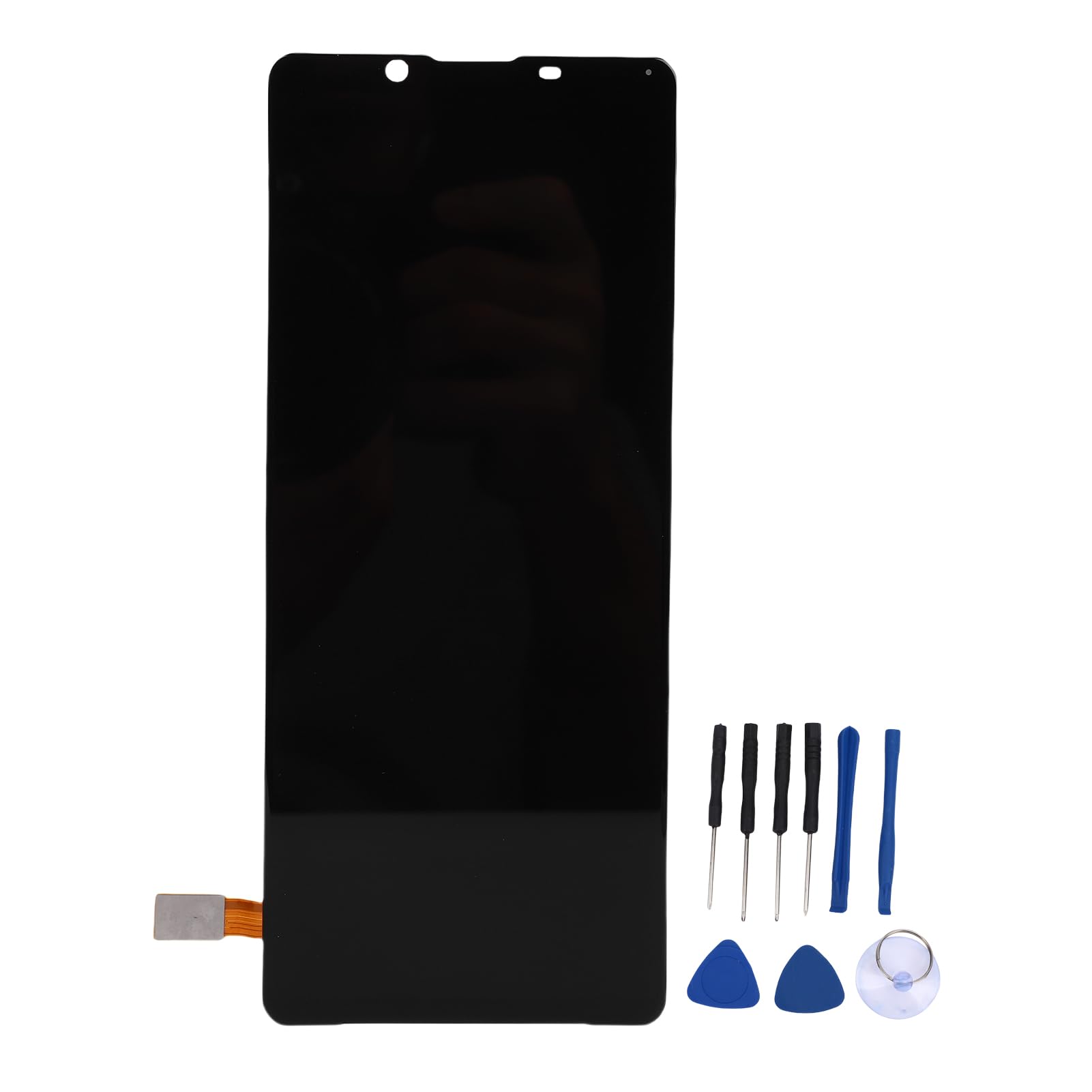 Cryfokt Zamiennik Zespołu Digitizera z Ekranem Dotykowym Telefonu do Xperii 1II XQ-AT52 XQ-AT51, w Zestawie Niezbędne Akcesoria Naprawcze, Organiczny materiał Diody Elektroluminescencyjnej