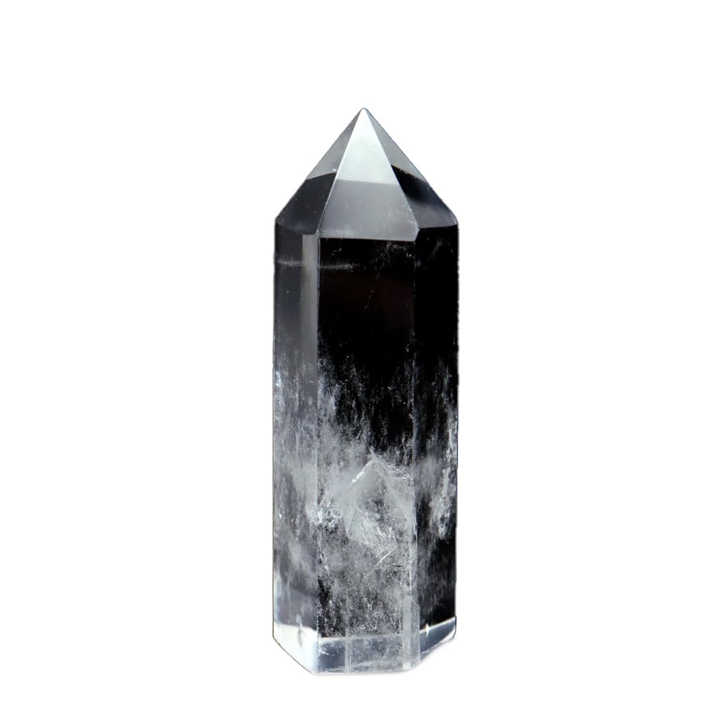 Amazon.co.jp: 天然 水晶 六角柱 ポイント Sサイズ 高さ 5cm前後 1個