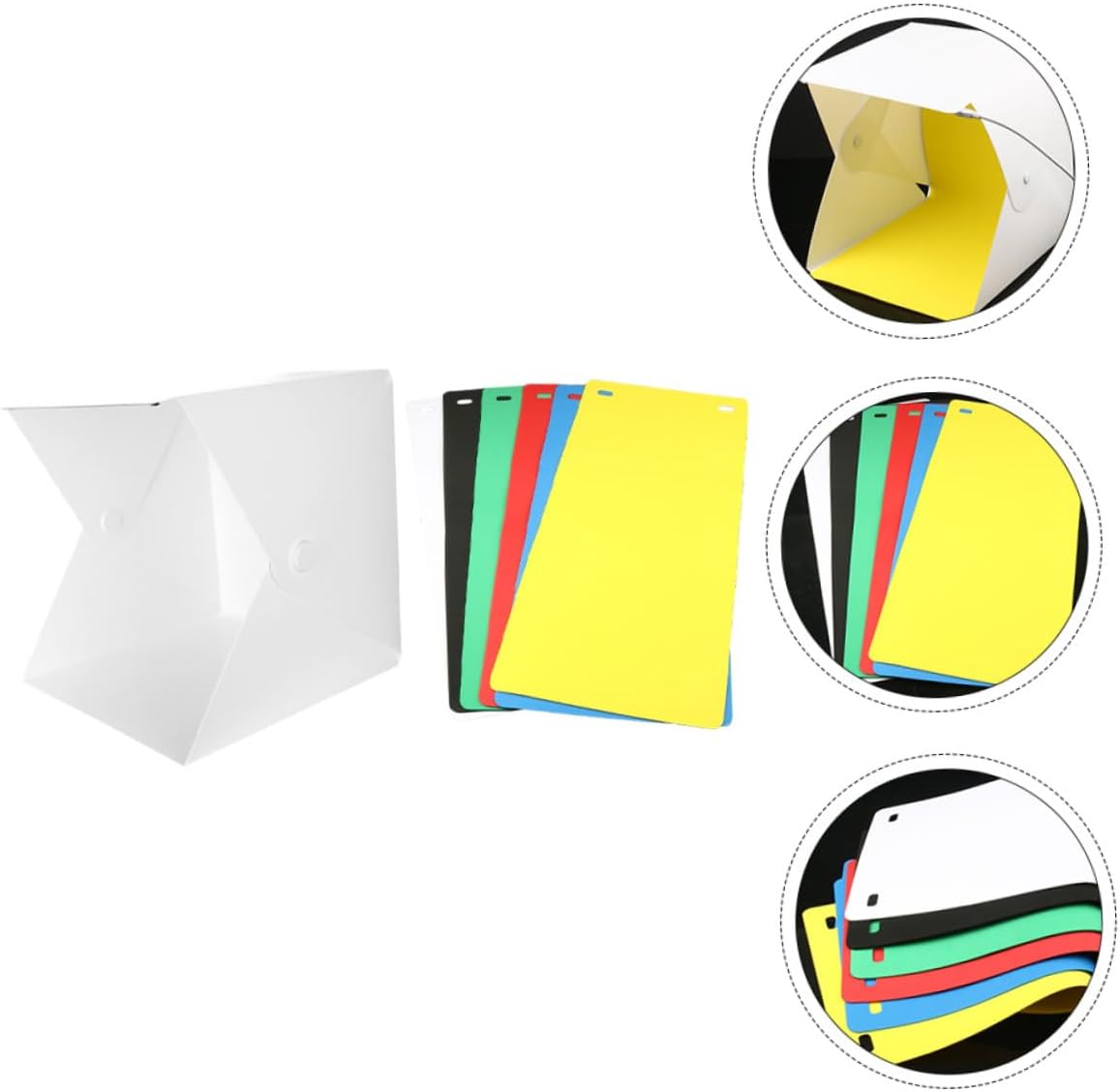 1set Mini Portable Led Backdrops Compact Photography Product Photography Jewelry Toys and Accessories Built Lighting for Even Illumination and Shadow Shots