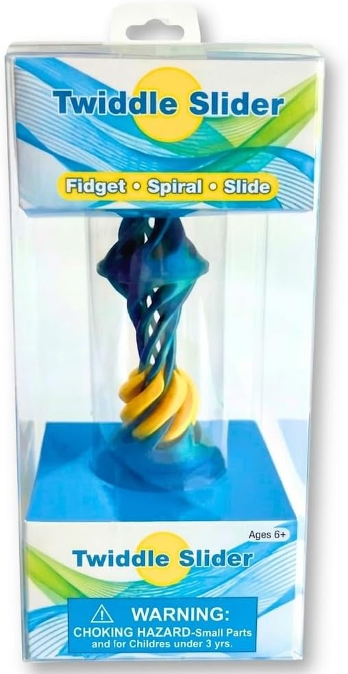 Zorbitz Twiddle 3D Slider, Spinning Top, 7inch, Multicolor