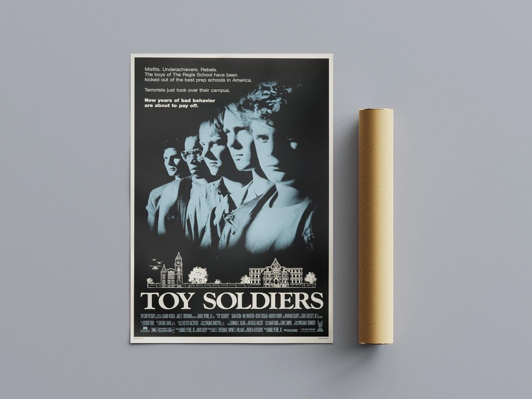Pixie Posters Multi Colour Classic Nostalgic Movie Posters Toy Soldiers Wall Art (A3 Size 29.7Cmx42cm)