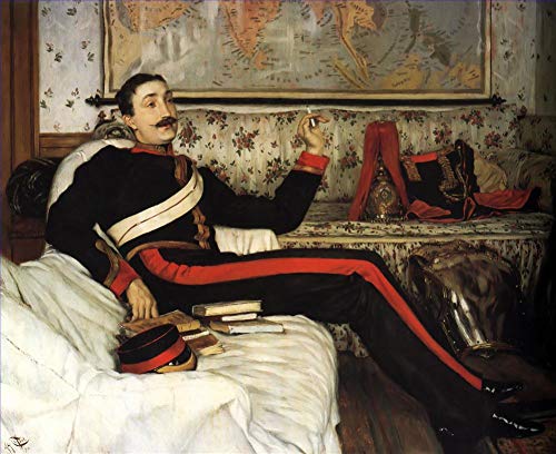 Peinture James Tissot Colonel Barnaby reproduction huile sur toile par maîtres d'art