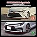 Fanower Front Bumper Lip Compatible with 23-25 for Toyota Corolla Sedan Hybrid SE/Hybrid XSE 21-22 for Toyota Corolla Sedan SE Apex 20-25 for Toyota Corolla Hatchback SE/XSE Glossy Black Front Lip