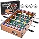 GOLDGE Tischfußball, Mehrspieler, Tischfußball für Kinder und Erwachsene mit 4 Fußbällen, 34,5 x 23 x 8 cm, Holz, mehrfarbig