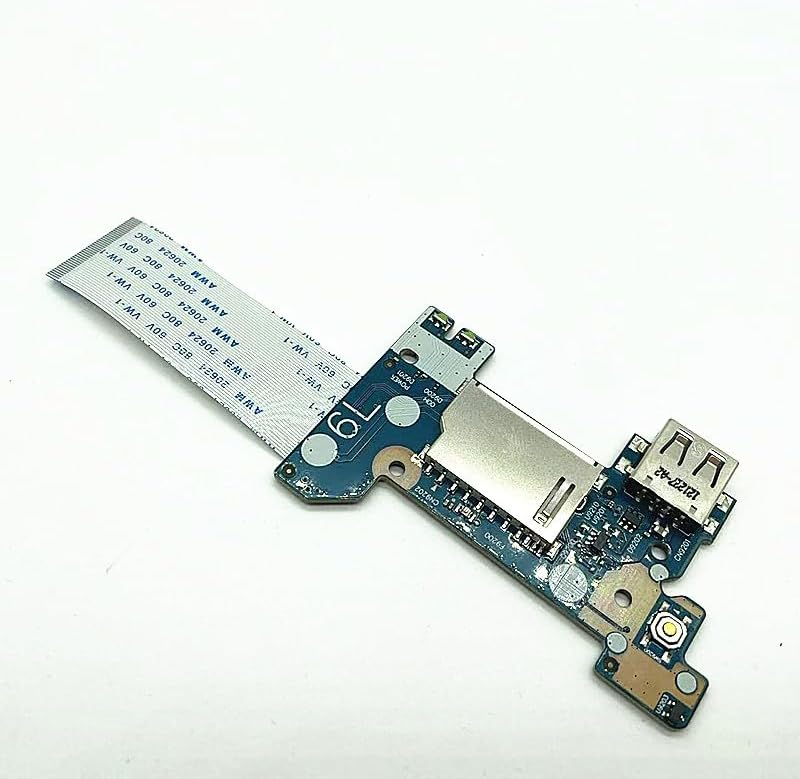 Laptop New USB Card Reader Board Power Board for HP 340 G5 14-DP 14S-CF 14-DK 14-CR 14-DF 14s-cr 14s-cr0004TX 6050A2979701 L23186-001 L24483-001/14-CF0006DX(with Cable)