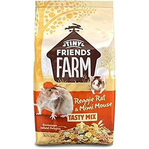 Supreme Tiny Friends Farm Reggie Rat and Mimi Mouse Tasty Mix 2lb