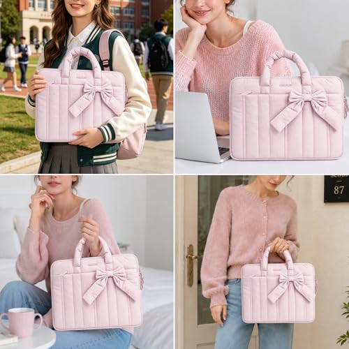 Funda para portátil MOSISO 13.3 pulgadas rosa miniatura 2