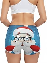 Christmas Booty Shorts - Women's Cute Festive Xmas Short, Comfy Fun Mid-Rise Girls Lounge PJ Bottoms, Gift Stocking Filler Size 8-12