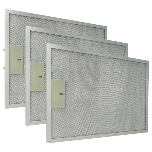 vhbw 3x filtro anti-grasso compatibile con Klarstein Balzac, Zola cappa da cucina, alluminio