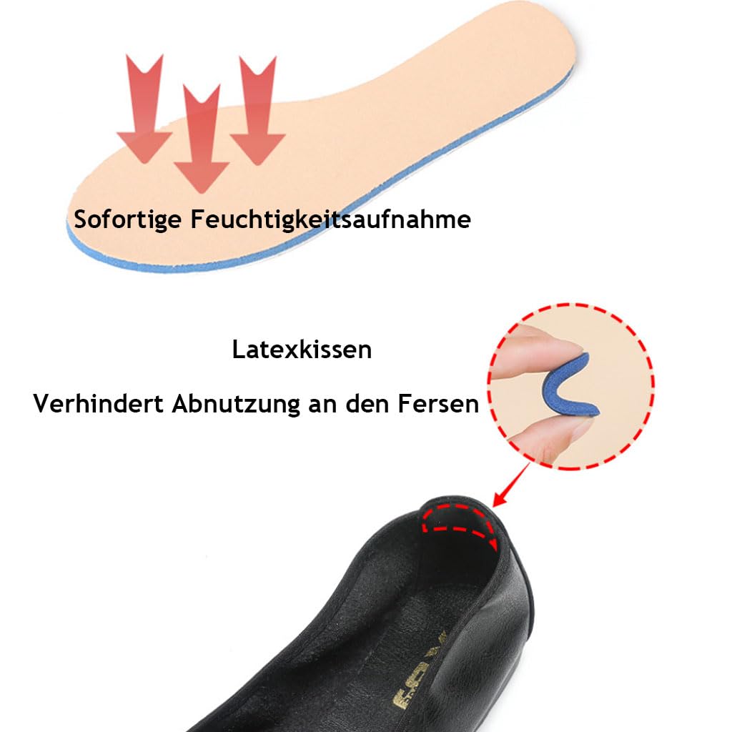 Ballerine da Donna Eleganti con Fiocco, Ballerine morbide in Similpelle, comode Classiche Scarpe Basse Slip-on per Lavoro, Tempo Libero, Feste e Matrimoni