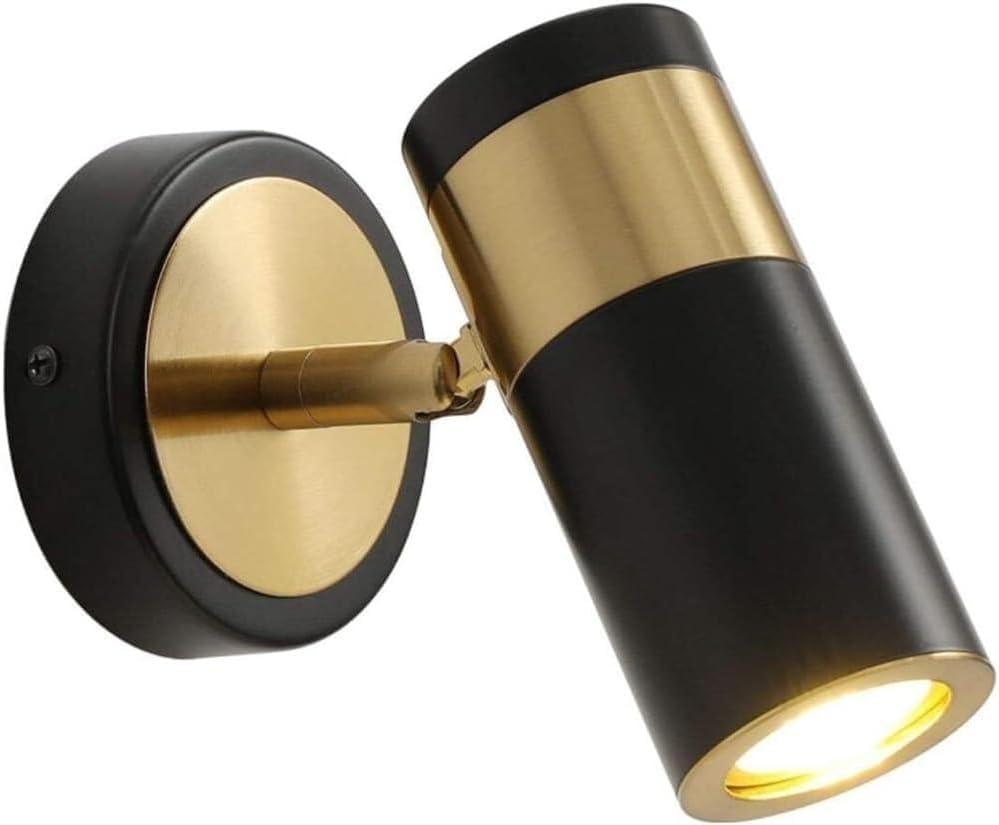 Liseuse orientable lit et miroir de salle de bain spot LED noir industriel chaleureux