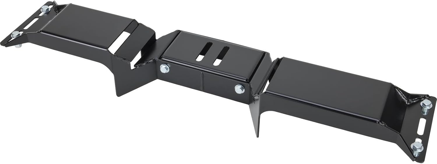 Speedway Motors TorqLink™ Adjustable Transmission Crossmember Compatible with 1975-1981 GM F-Body Camaro and Firebird, Long Version, 10 Gauge Steel, Bolt-In Design,