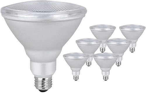 Foco LED de cuello largo atenuables Xtricity PAR38, equivalente a 18 W (120 W) 120 voltios, 3000 K blanco suave, resistentes al agua, E26 Base de