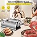 Happybuy Horizontal Sausage Stuffer 3L/ 7Lbs Manual Sausage Maker With 5 Filling Nozzles Sausage Stuffing Machine For Home & Commercial Use Stainless Steel