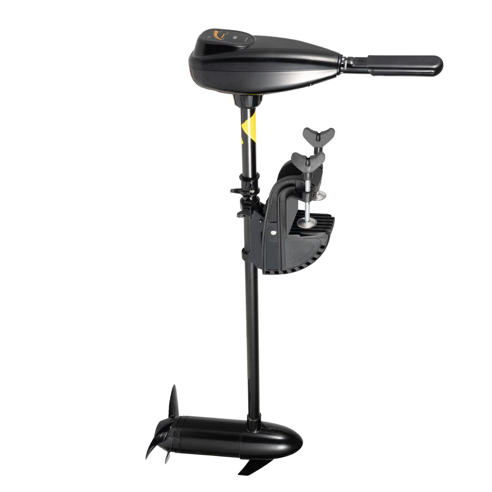 Elektrischer Außenbordmotor 800W 12V, 80 Lbs Schubkraft höhenverstellbarer Bootsmotor, elektrischer Außenbordantrieb Marine Motor für Fischerboot Schlauchboot Kajak und Freizeitboote