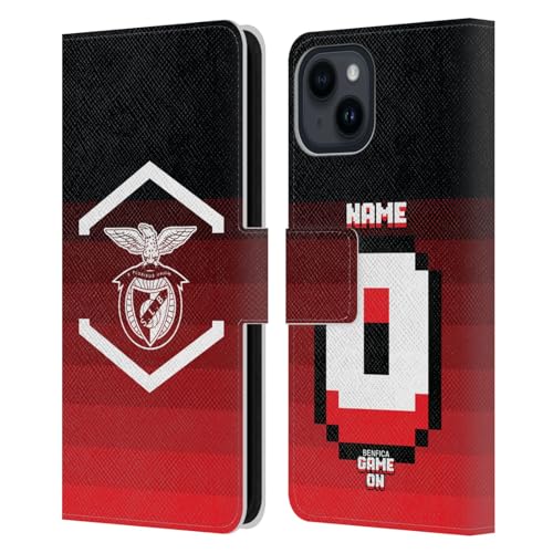 Coque Benfica iPhone 15 personnalisable en cuir Head Case Designs