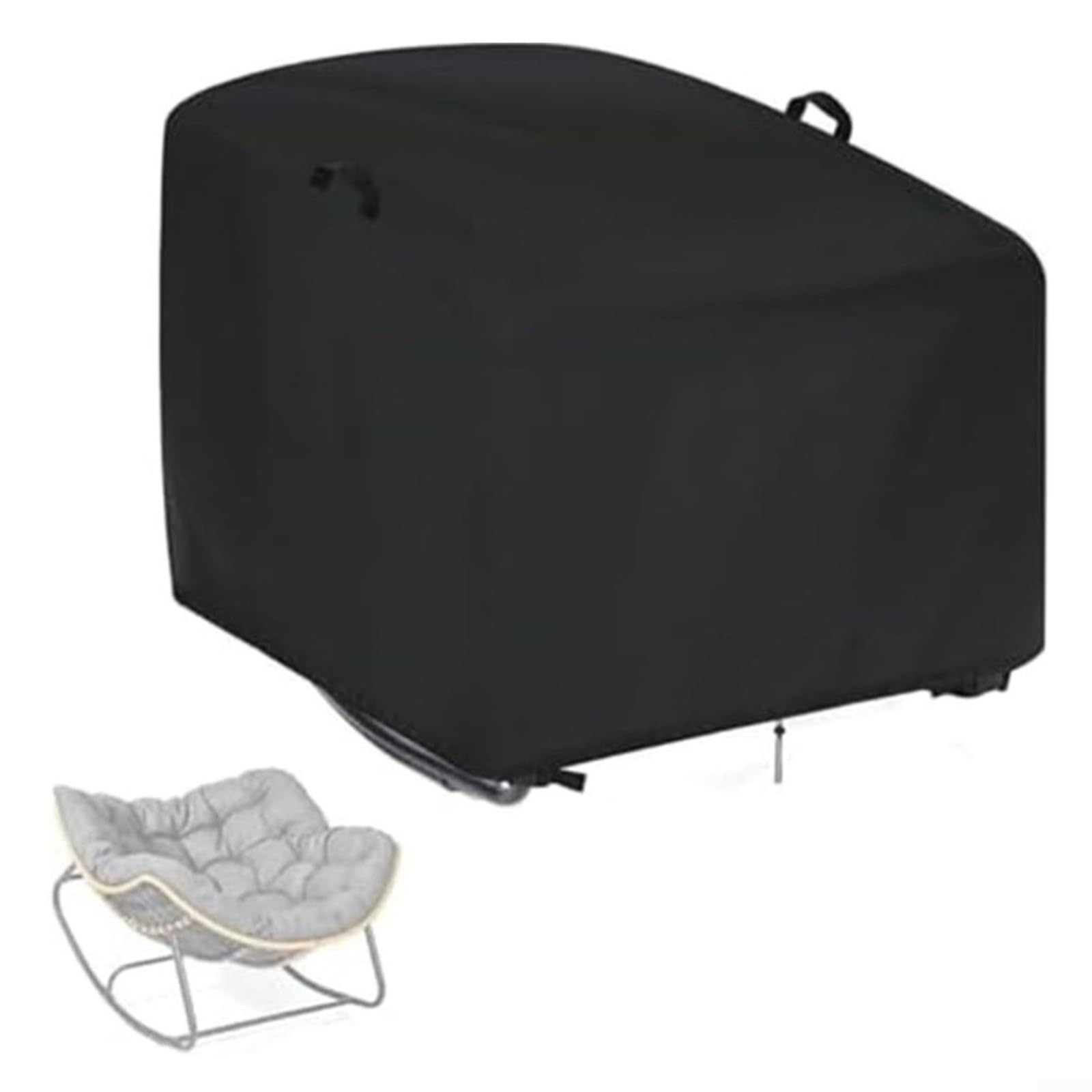 Funda impermeable Entgoinggo para silla de patio en ratán, tela Oxford 420D (42x42x34")