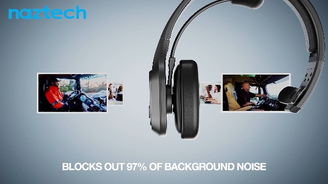 Naztech ヘッドフォン Amazon.com: Naztech Trucker Bluetooth Headset with Microphone