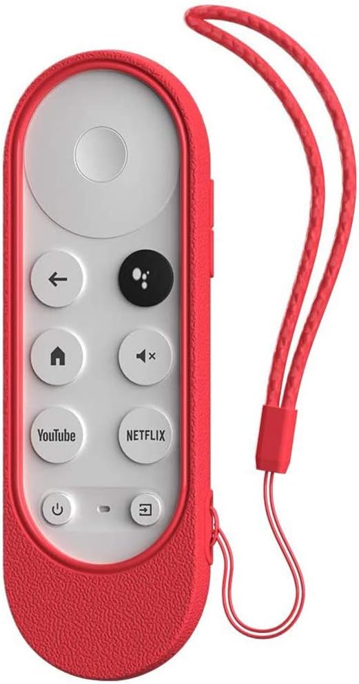 Sonline Silicone Case for TV 2020 Voice Remote, Shockproof Protective Cover for 2020 Voice Remote-Red