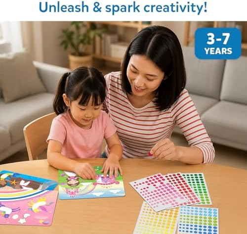 Skillmatics Art Activity Dot It - Unicorns & Princesses, No Mess Sticker Art for Kids, Craft Kits, DIY Activity, Gifts for Ages 3 to 7 — view 5