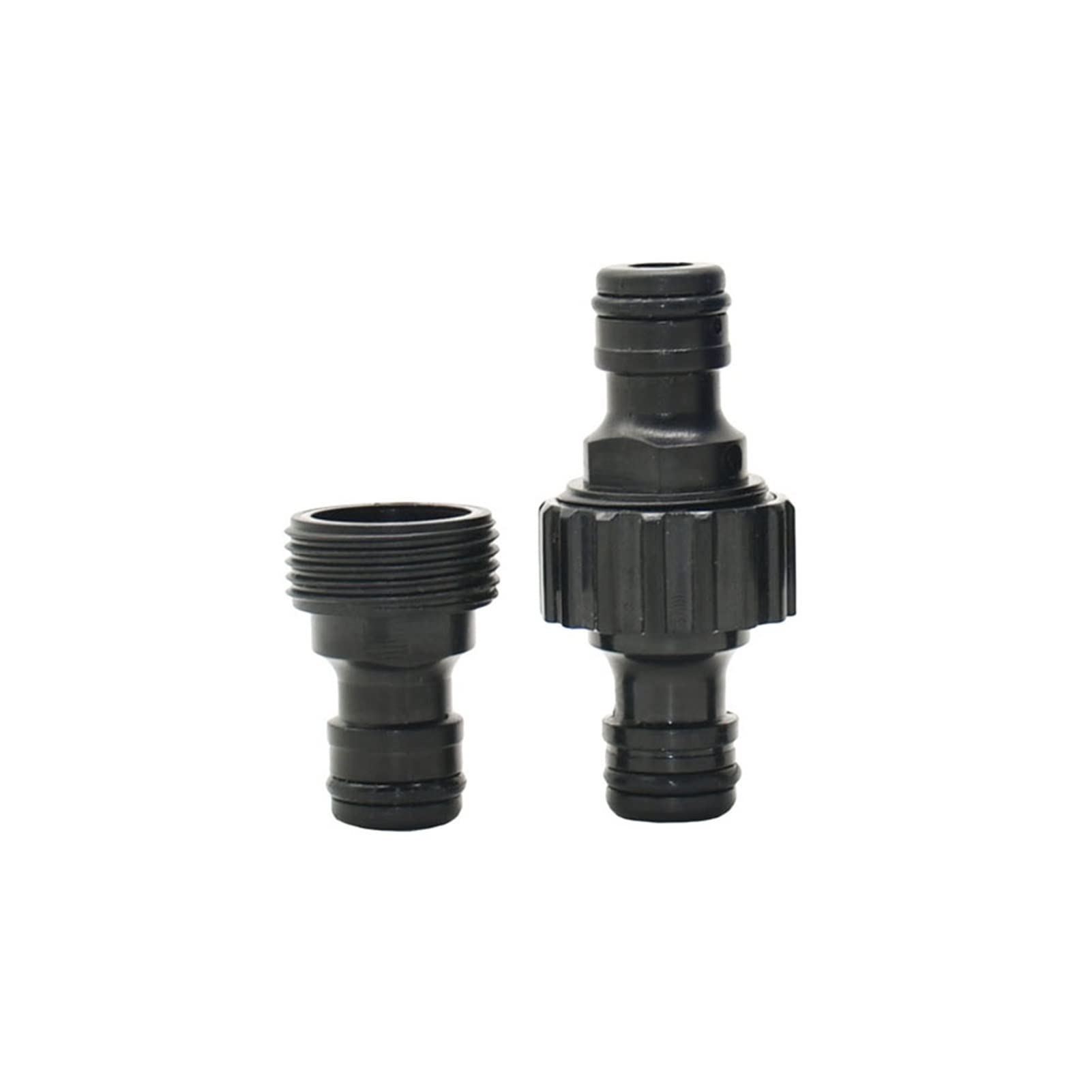 Kit de conectores conjuntos de manguera Acoplamiento de 16 mm Acoplamiento rápido con rosca de 3/4 pulgadas for irrigación de jardín Adaptador de acoplamiento de tracción 100 piezas (Color : B)
