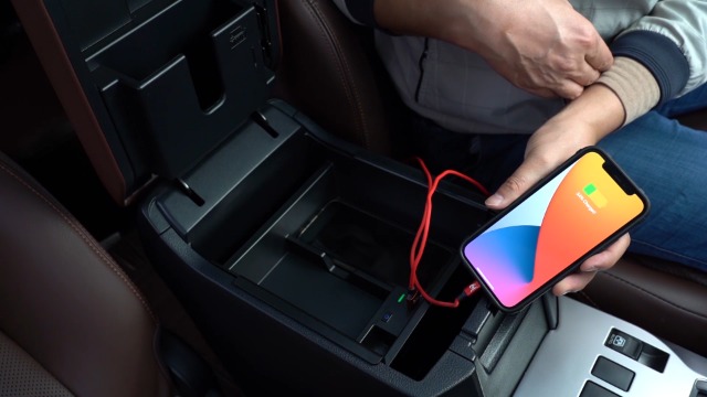 2024 Highlander Storage Box SKTU Center Console Organizer For 2024-2025 Toyota Grand Highlander - 2-Pack Storage Tray With Coin Holder Armrest Box Organizer