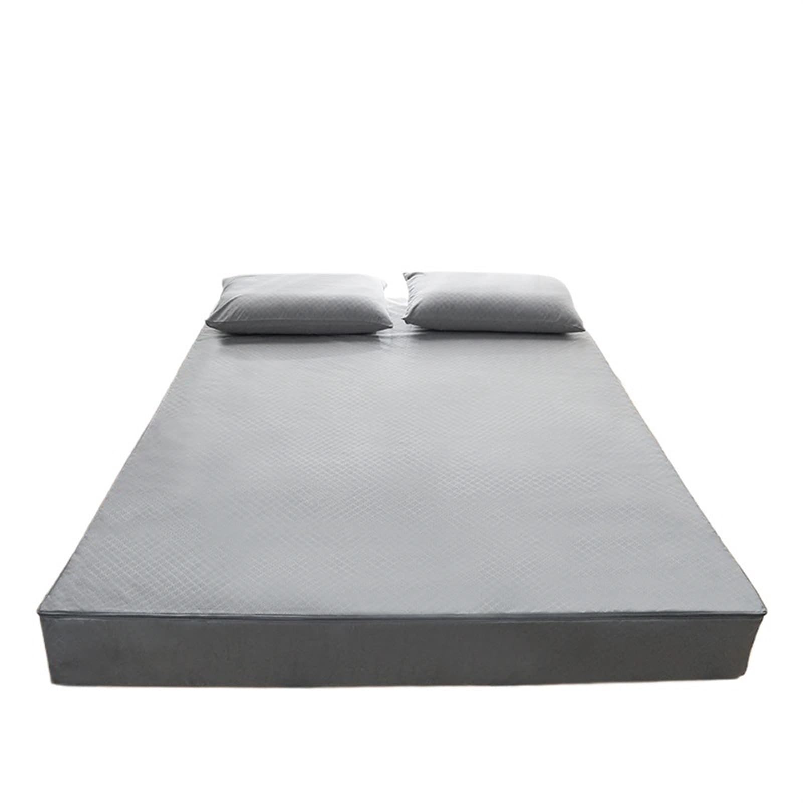 Wasserdichter Matratzenbezug Wasserdichter Matratzenbezug mit Reißverschluss, sechs Seiten, All-Inclusive-Matratzenbezug, gestepptes Queen-Bett-Spannbetttuch(1,150x200x30cm 1pc)