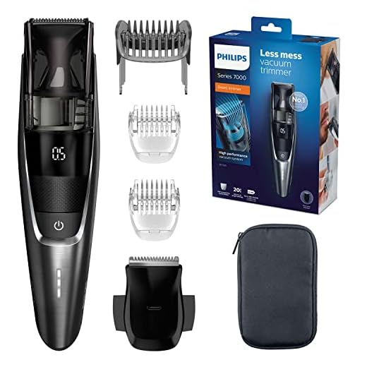 Philips BT7520/15, Tondeuse barbe Series 7000 avec système d'aspiration des poils