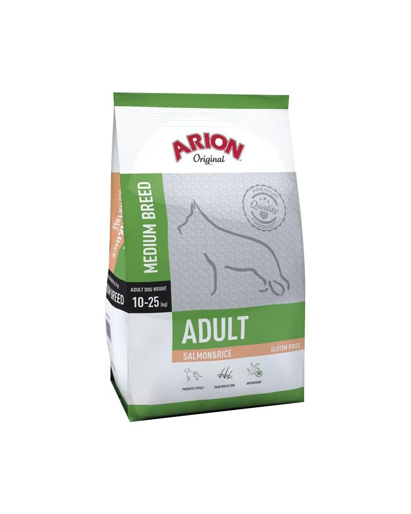 Arion Adult Medium Salmon & Rice Comida para Perros - 12000 gr